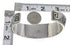 Turquoise And Sterling Silver Heavy Cuff Bracelet VX63543